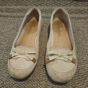 Timberland Shoes Womens 8 Earthkeepers Falmouth Ballerina Flats Beige 8018R